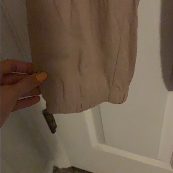 Tan Casual Jumpsuit, Sz Medium, with Pockets - Picture 5 of 7